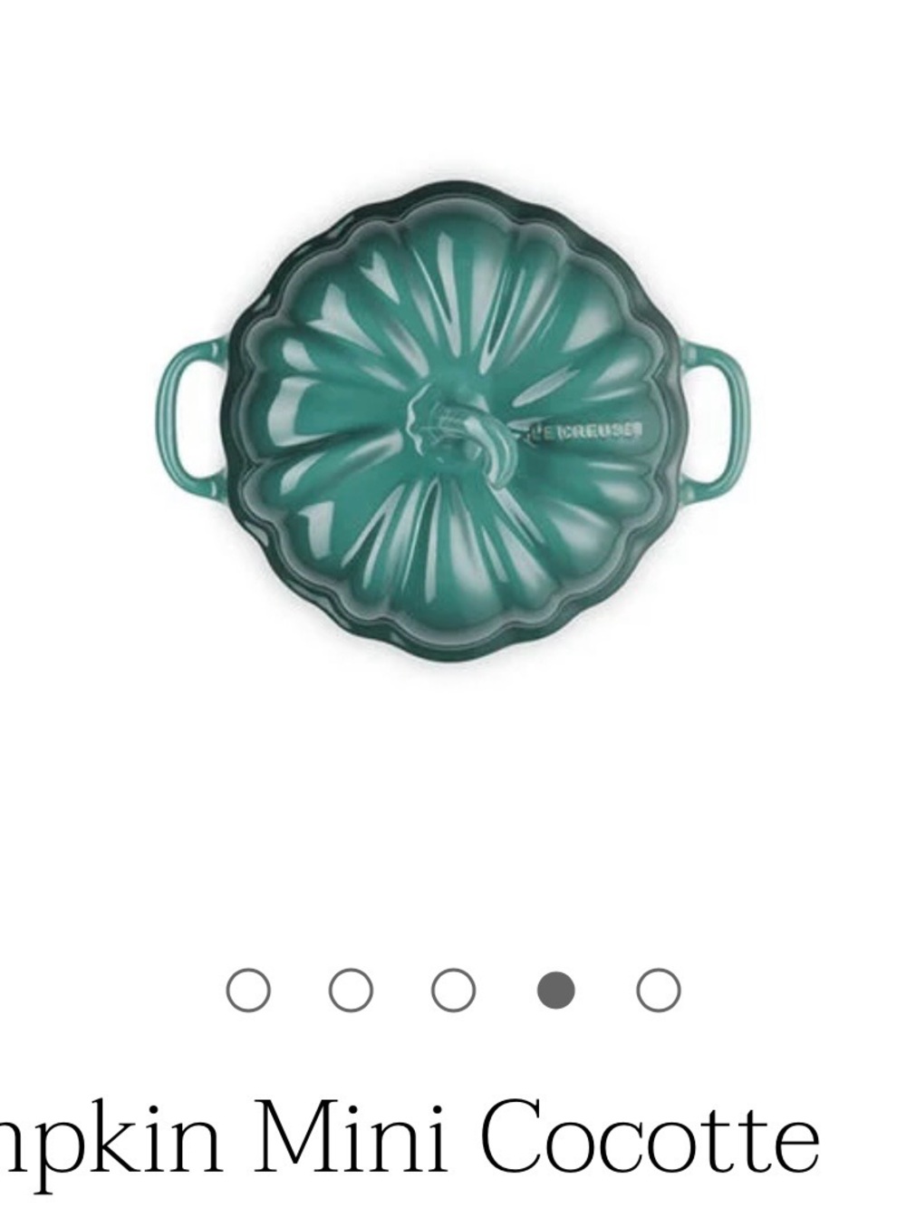 Le Creuset Pumpkin Mini Cocotte - Picture 3 of 6
